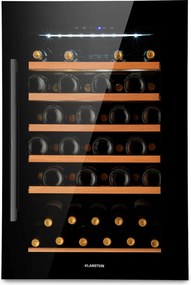 Klarstein Vinsider 52 Built-In Uno, frigider pentru vin încorporat, 52 sticle, 137 litri, oțel inoxidabil