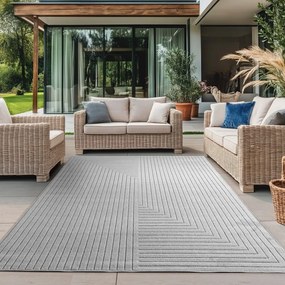 Covor pentru exterior și interior gri 120x170 cm Nova 1202 – Ayyildiz Carpets