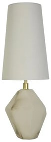 Lampă de masă Searchlight APEX EU88250WH, 1x E27/60W/230V, alb/gri
