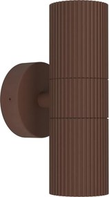Eglo 902041 - Aplică de perete pentru exterior TOMELLOSO 2xGU10/28W/230V IP44 maro