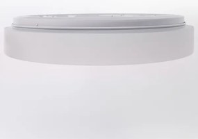 Brilagi - Plafonieră LED dimabilă WALDO, 48 W, 230 V, Ø 40 cm, alb/argintiu, cu telecomandă