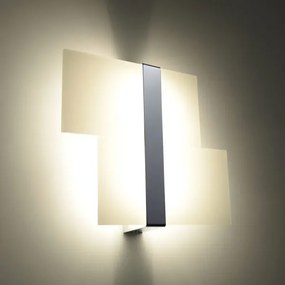 Aplică perete MASSIMO 2xG9/40W/230V alb/crom