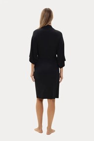 Halat pentru femei BEATRICE din bambus XL Negru / Black