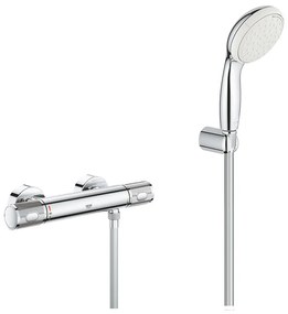 Set Baterie cabina dus termostat Grohe Grohtherm 1000 Performance, set dus 2 jet,porter(34776000,27799001)