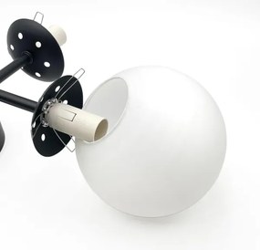 Brilagi - Lustră aplicată MALONY 4xE14/20W/230V neagră