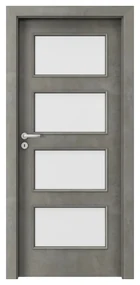 Usa Interior din MDF Porta Laminate CPL Model 5.5 (Culoare: Wenge, Toc: Reglabil 30 cm, Maner: Patrat negru inchidere magnetica, Dimensiune: 60 cm)