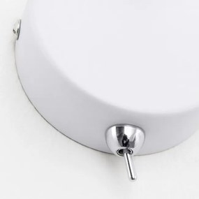 Aplica minimalista cu reader LED directionabil Kurt alba