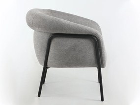 Fotoliu de relaxare gri CLOVER