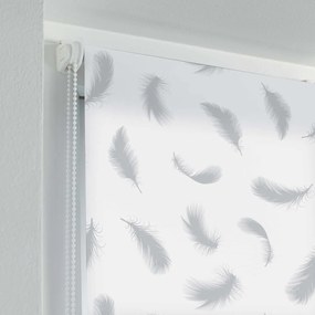 Jaluzea albă din material textil 90x180 cm Envolea – douceur d'intérieur