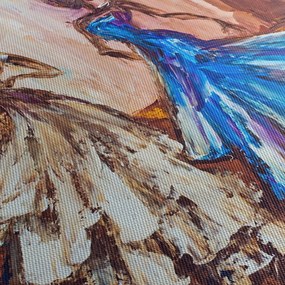 Tablou - Dansatoare, pictură în ulei (90x60 cm)