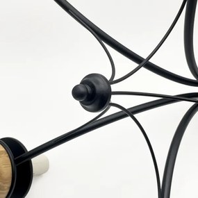 Lustră pe lanț Brilagi COTTAGE 5xE14/40W/230V fag/maro