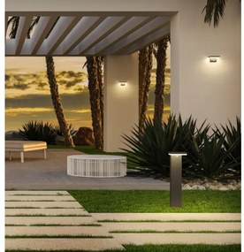 Aplică LED solară cu senzor Redo 90535 TAIYO LED/2W/3,7V 3000K IP54 antracit