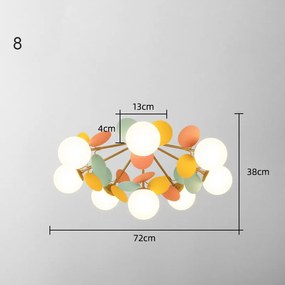 FIORES Lustra Living Plafoniera by Anzazo