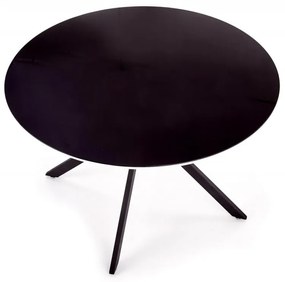 Masa rotunda MDF + sticla + metal Avelar - d 120 x h 76 cm