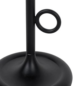 Lampă de masă de exterior neagră cu LED cu dimmer tactil reîncărcabilă - Sjarel