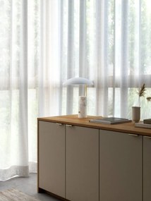 Veioza, lampa de masa design modern Mademoiselle alb