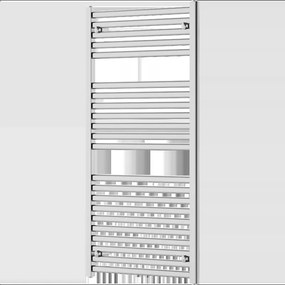 Mexen Hades radiator baie 1200 x 600 mm, 527 W, crom - W104-1200-600-00-01