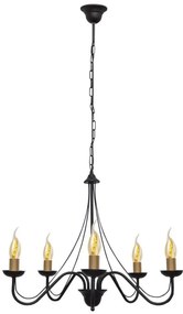 Lustră pe lanț MALBO 5xE14/60W/230V