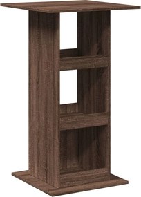 vidaXL Masă bar cu depozitare stejar maro 60x60x102 cm lemn prelucrat