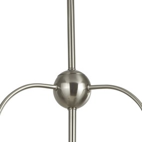 Lustra design industrial Dallas 3L argintiu satin 3183-3SS SRT