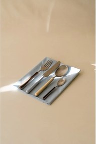 Tacâmuri albastru-deschis/argintii din oțel inoxidabil 4 buc. pentru 1 persoană Noli – noo.ma