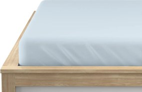 Cearsaf Jersey cu lycra argintiu 90 x 200 cm