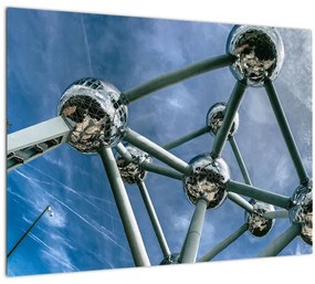 Tablou- atomium la Bruxelles (70x50 cm), în 40 de alte dimensiuni noi