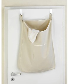 Coș de rufe suspendat Door Laundry, bej, 65 l