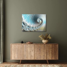 Tablou pe sticlă - Spirale texturate (70x50 cm)