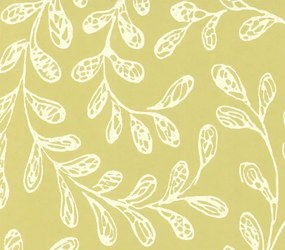 Tapet Audley, Yellow Luxury Leaf, 1838 Wallcoverings, 5.3mp / rola