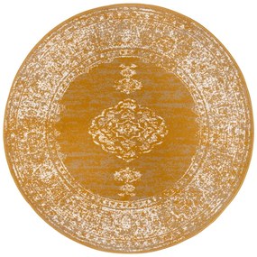 Covor rotund galben/portocaliu ø 160 cm Méridional - Hanse Home