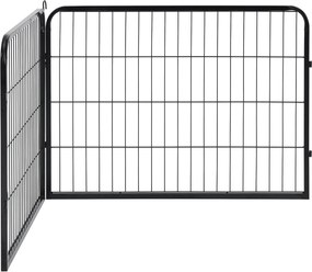 Juskys Pix metalic pentru catelusi - 160×160×60 cm