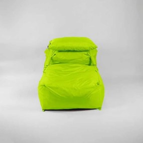 Fotoliu Yoga XL si Perna, Material impermeabil - Verde neon