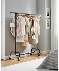 Cuier mobil de podea LINEA, negru