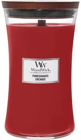 Lumânare parfumată vază mare WoodWick Pomegranate,609 g