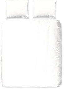 Lenjerie de pat albă din flanelă pentru pat dublu/extinsă 200x220 cm – Good Morning