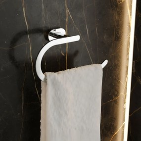 Cuier de baie Ring 110 Til Chrome
