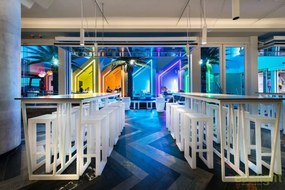 Scaun de bar exterior / interior design modern premium FRAME BAR STOOL 54076 Vondom