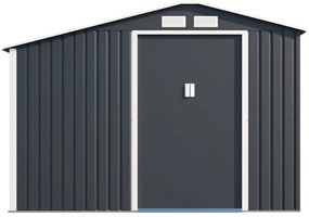 Furnigo Casuță de grădină 278x127x195 cm - gri închis
