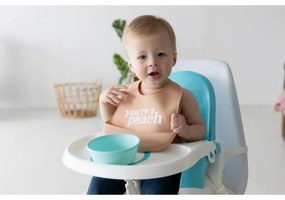 Set bavete din silicon Peach - Pearhead