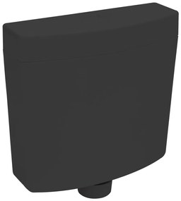 Rezervor de toaleta cu admisie de apa pe fund, 3/6 L, negru