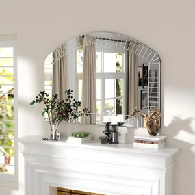 OGG38 - Oglinda ornamentala 100 x 70 cm, pentru perete, dormitor, living - Arginitie