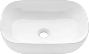 Lavoar pe blat Invena Westa 46 cm alb