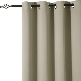 Draperie OXFORD 140x250 cm, bej deschis Agatat: Inele metalice