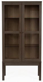 Vitrină cu aspect de lemn de stejar afumat Woodman AbbeyWood