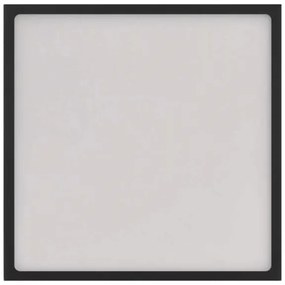 Plafonieră LED/28,5W/230V 3000/3500/4000K 30x30 cm negru
