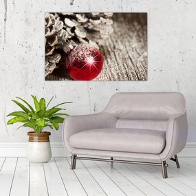 Tablou - Decorațiuni de Crăciun (90x60 cm)