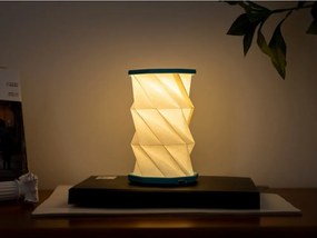 Decorațiune luminoasă albă/turcoaz portabilă cu USB ø 8 cm Twist – Gingko