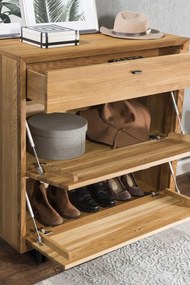Pantofar lemn masiv Sutton, 100 × 39 × 104 cm