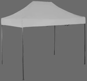 Pavilion de grădină 2x3m - din oțel, Fără pereţi laterali, Gri / antracit